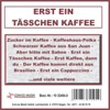 Erst ein Tässchen Kaffee