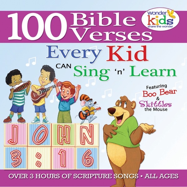 100 Bible Verses Every Kid Can Sing And Know Album Cover By - 