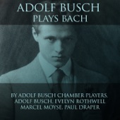 Adolf Busch Plays Bach artwork