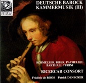 Schmelzer, Biber, Pachelbel, Barthali & Turini: Deutsche Barock Kammermusik III artwork