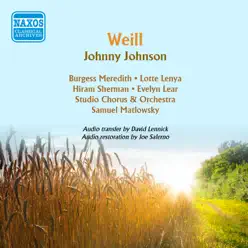 Weill: Johnny Johnson - Studio Orchestra Weill: Johnny Johnson - Studio Orchestra