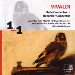 Philharmonia Baroque Orchestra, Lowell Greer & Nicholas McGegan - Flute Concerto in G Major, Rv 438: Allegro molto - Largo - Allegro