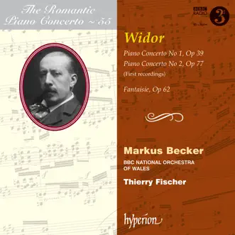 Widor: Piano Concertos & Fantaisie by Markus Becker, The BBC National Orchestra of Wales & Thierry Fischer album reviews, ratings, credits