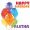 Happy Birthday Aletha - The Birthday Crew lyrics