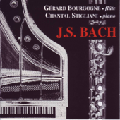 Bach : Sonates pour flute et piano - Gérard. Bourgogne, Chantal & Stigliani
