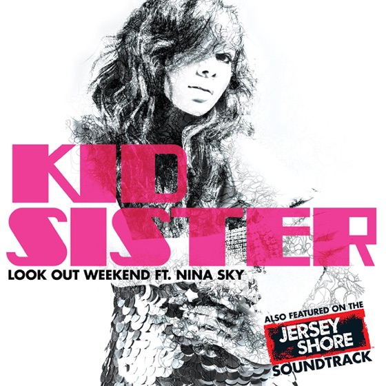 Cover artwork for Look Out Weekend (feat. Nina Sky)