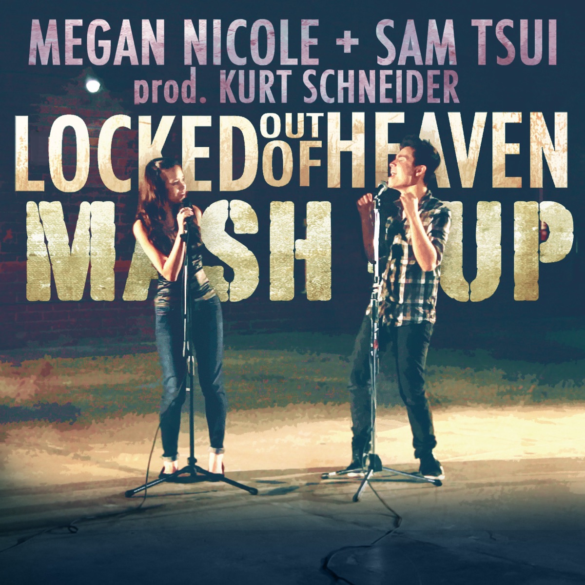 megan nicole and sam tsui locked out of heaven mashup
