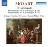 Mozart: Divertimenti Nos. 11 & 17 album lyrics, reviews, download