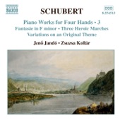 Schubert: Piano Works for Four Hands, Vol. 3 artwork