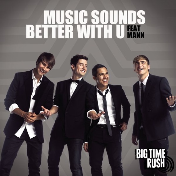 Cover artwork for Music Sounds Better With U