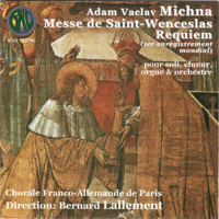 Chorale franco-allemande de Paris & Bernard Lallement - Adam Vaclav Michna: Messe de Saint-Wenceslas & Requiem artwork