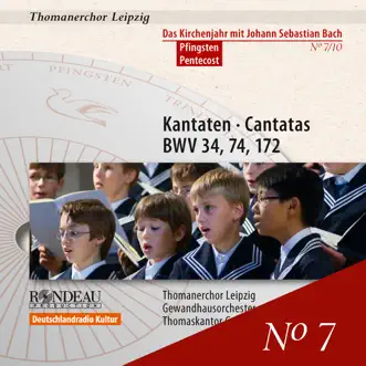 Das Kirchenjahr mit Johann Sebastian Bach, Vol. 7 (Pfingsten / Pentecost): Kantaten BWV 34, 74 & 172 by St Thomas's Boys Choir Leipzig & Georg Christoph Biller album reviews, ratings, credits