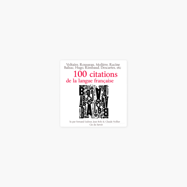 100 Citations De La Langue Francaise On Apple Books