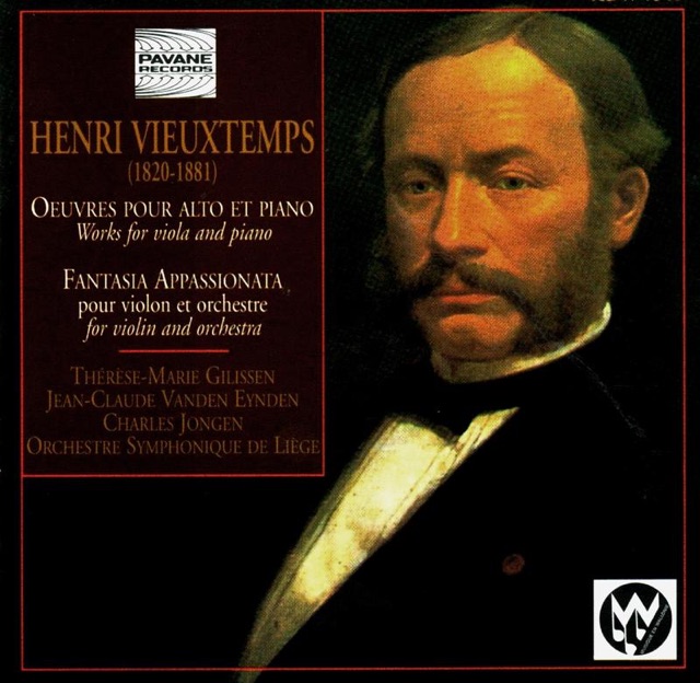 Vieuxtemps: Works for Viola and Piano & Fantasia Appassionata for Violin and Orchestra Album Cover