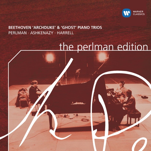 Itzhak Perlman, Vladimir Ashkenazy & Lynn Harrell Beethoven: Piano Trios - "Archduke" & "Ghost" Album Cover