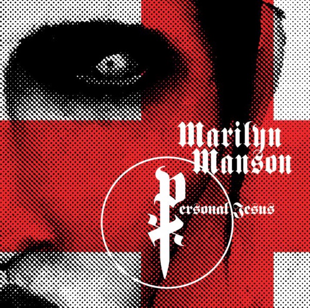 Marilyn Manson Personal Jesus - Single Album Cover