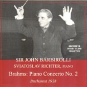 Johannes Brahms: Piano Concerto No. 2 - Claude Debussy: La mer (Bucharest 1958) artwork