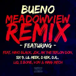 Meadowview (feat. Nino Black, JDK, AK the Teflon Don, Six 9, Lil Meek, D Rek, D.R., LIQ, E Bone, Von & Marv Mitch) [Remix] - Single by Bueno album reviews, ratings, credits