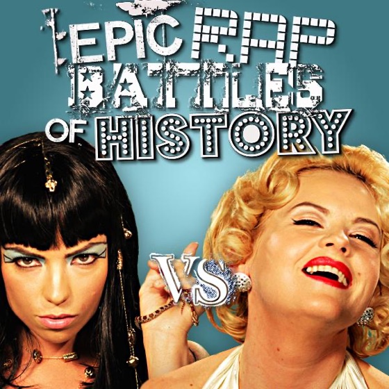 Cover artwork for Cleopatra vs Marilyn Monroe