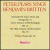 Peter Pears sings Benjamin Britten album lyrics, reviews, download