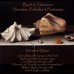 Voices of Music - Sonata for Viola Da Gamba and Harpsichord BWV 1027-3 Andante (JS Bach)