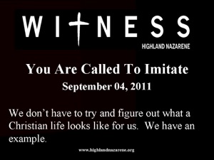 Highland Nazarene - You are Called to Imitate