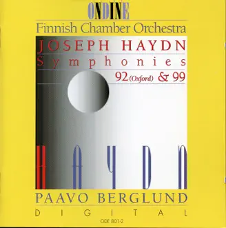 Symphony No. 99 in E-Flat Major, Hob. I:99: I. Adagio - Vivace assai by Finnish Chamber Orchestra & Paavo Berglund song reviws