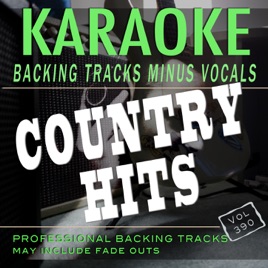Country Karaoke Backing Tracks Vol 390 Karaoke Backing Tracks