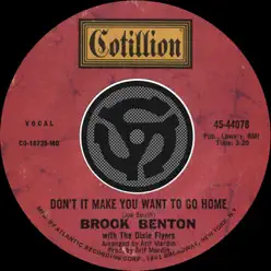 Don't It Make You Want To Go Home / I've Gotta Be Me [Digital 45] - Brook Benton