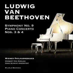 Ludwig Van Beethoven: Symphony No. 9 - Piano Concerto Nos. 3 & 4 by Vienna Philharmonic, Hans Schmidt-Isserstedt, Herbert von Karajan & Wilhelm Backhaus album reviews, ratings, credits