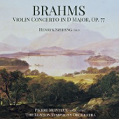 Brahms: Violin Concerto in D Major, Op. 77 artwork