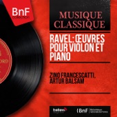 Ravel: Œuvres pour violon et piano (Mono Version) artwork