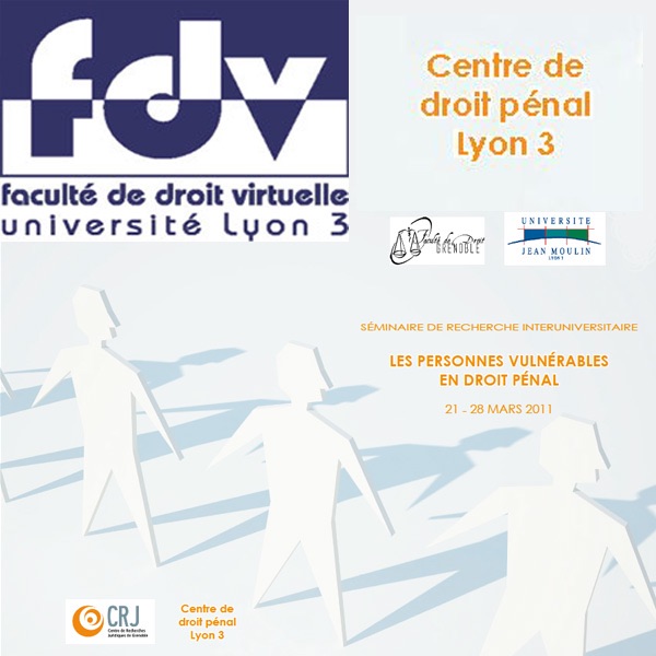 Les personnes vulnérables en droit pénal cover