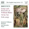Britten: Songs and Proverbs of William Blake; Tit for Tat album lyrics, reviews, download