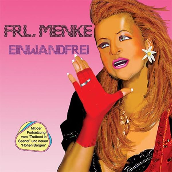 Frl. Menke mit Hohe Berge