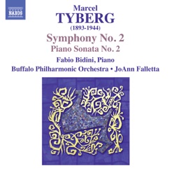 TYBERG/SYMPHONY NO 2/PIANO SONATA NO 2 cover art