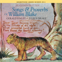 BRITTEN/SONGS & PROVERBS OF WILLIAM cover art
