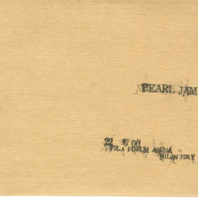 Milan, IT 22-June-2000 - Pearl Jam