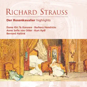 Der Rosenkavalier (highlights), Act III: Marie Theres'...Hab' mir's gelobt (Closing Trio) (Octavian, Marschallin, Sophie)... by Anne Sofie von Otter, Barbara Hendricks, Bernard Haitink, Bernd Beyer, Claire Powell, Dresden State Opera Chorus, Hans-Dieter Pflueger, Dame Kiri Te Kanawa, Rainer Zakowsky, Richard Leech & Staatskapelle Dresden song reviws