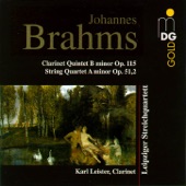 Brahms: Clarinet Quintet in B Minor, Op. 115 & String Quartet in A Minor, Op. 51 No. 2 artwork