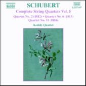 Schubert: String Quartets Nos. 2, 6 & 11 artwork