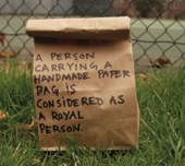 A Person Carrying a Handmade Paper Bag Is Considered As a Royal Person - EP