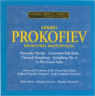 Prokofiev: Orchestral Masterpieces by Ana Maria Iriarte, English Chamber Orchestra, Mario Rossi, Vienna State Opera Orchestra & Chorus of the Vienna State Opera album reviews, ratings, credits