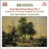 Stream & download Brahms: Four Hand Piano Music Vol.7