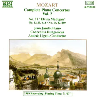 Concerto No. 12 In A Major, K. 414: Allegretto by András Ligeti, Concentus Hungaricus & Jenő Jandó song reviws