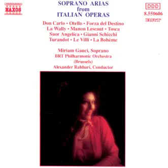 Soprano Arias from Italian Operas by Alexander Rahbari, BRTN Philharmonic Orchestra & Miriam Gauci album reviews, ratings, credits