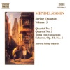 Mendelssohn: String Quartets V*l. 3