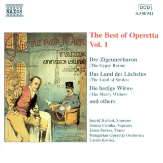 The Best of Operetta, Vol. 1 by Hungarian Operetta Orchestra, Ingrid Kertesi, Janos Berkes, Laszlo Kovacs & Zsuzsa Csonka album reviews, ratings, credits