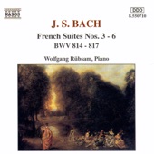 J. S. Bach: French Suites Nos. 3 - 6 artwork