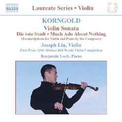 KORNGOLD/VIOLIN & PIANO MUSIC cover art